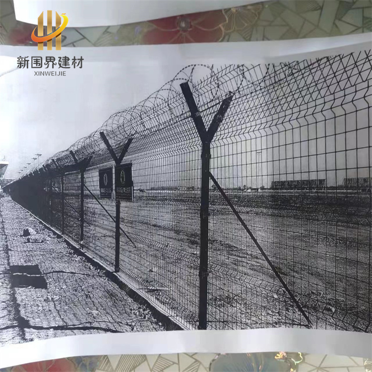 山西長治某學校Y型圍墻護欄網案例圖片2